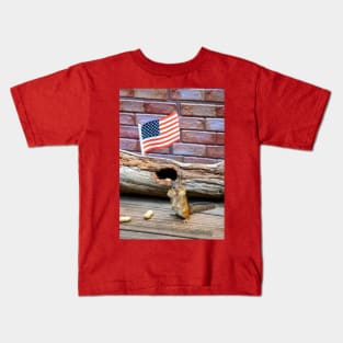 America, land of free nuts Kids T-Shirt